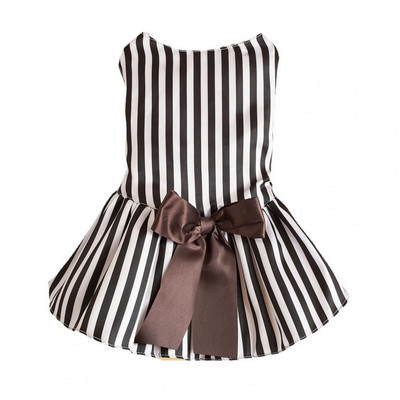 Mājdzīvnieku apģērbi Stilīga suņu kleita Salda suņu princešu kleita ar jostu Jauka mājdzīvnieku kāzu kleita Vasaras mājdzīvnieku drēbes kaķu kleita