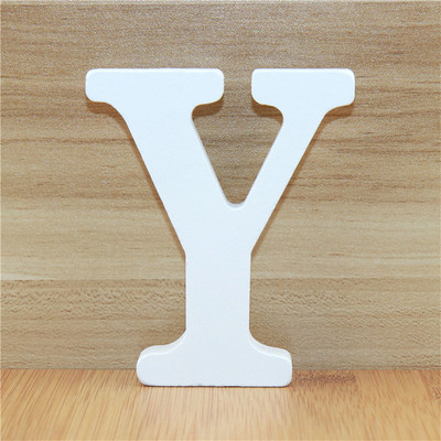 1 tk 10 cm valge puidust tähed Tähestik DIY Word Letter Party Pulm Kodukaunistus Nimi Disain Kunst Käsitöö seisab 3,94 tolli