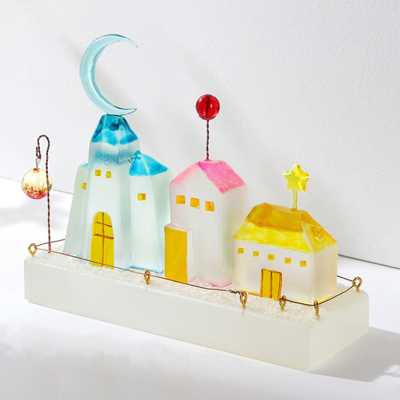 Mažo namo vila medinio namo silikono formų kvapioji žvakė pasidaryk pats silikono formos žvakių formos, skirtos žvakių gamybai, gipso formoms