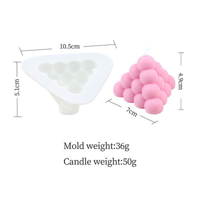 3D karácsonyi fenyő gyertya szilikon forma ízű gyertyaforma torta cupcake szilikon forma bútor dekoratív gyertya készítési kellékek