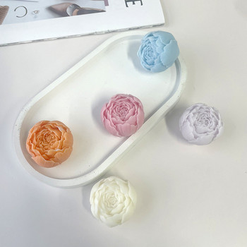 Κερί Rose Flower Καλούπι σιλικόνης DIY Candle Plaster Crafts Mold Χειροποίητο σαπούνι Αρωματικά κεριά Εργαλείο κατασκευής Διακόσμηση γάμου σπιτιού