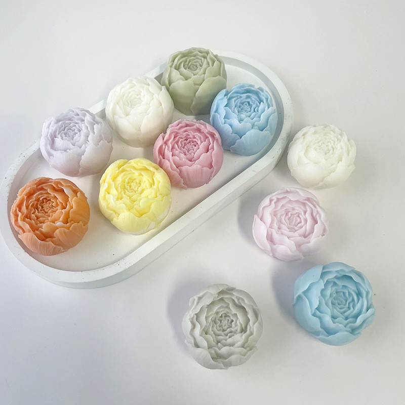Κερί Rose Flower Καλούπι σιλικόνης DIY Candle Plaster Crafts Mold Χειροποίητο σαπούνι Αρωματικά κεριά Εργαλείο κατασκευής Διακόσμηση γάμου σπιτιού