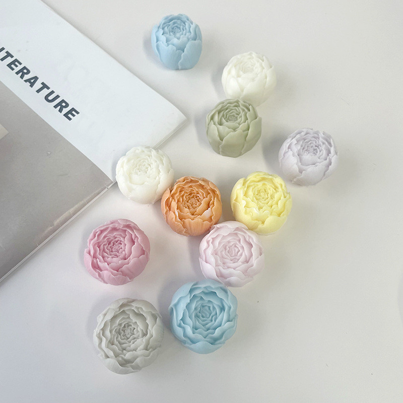 Κερί Rose Flower Καλούπι σιλικόνης DIY Candle Plaster Crafts Mold Χειροποίητο σαπούνι Αρωματικά κεριά Εργαλείο κατασκευής Διακόσμηση γάμου σπιτιού