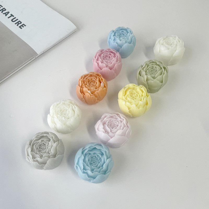 Κερί Rose Flower Καλούπι σιλικόνης DIY Candle Plaster Crafts Mold Χειροποίητο σαπούνι Αρωματικά κεριά Εργαλείο κατασκευής Διακόσμηση γάμου σπιτιού
