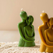 Sweet Hug lõhnav küünal silikoonvorm DIY portree kipsvorm Käsitsi valmistatud seep sõbrapäeva emadepäeva kingitus kodukaunistus