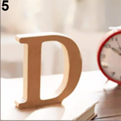 Kāzu brīvi stāvošs AZ koka koka burtu alfabēts piekārts mājas ballīšu dekors