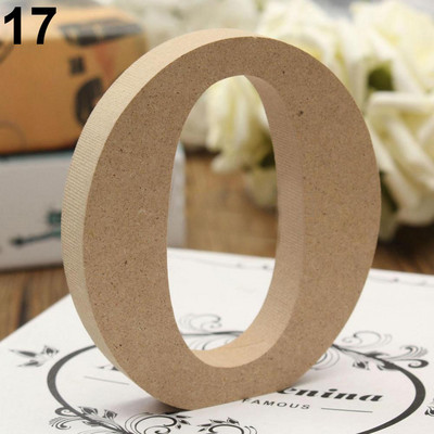 Kāzu brīvi stāvošs AZ koka koka burtu alfabēts piekārts mājas ballīšu dekors