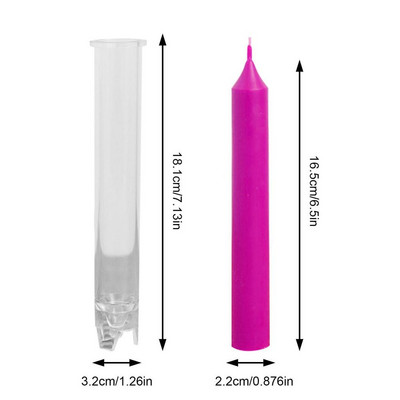 Stieņu vaska sveču veidne Lielisks un praktisks rīks sveču veidņu izgatavošanai ar garu un plānas formas dizainu Dropshipping