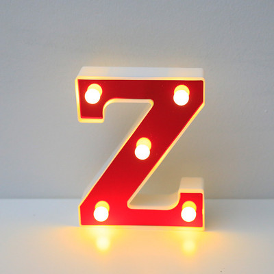 16 cm punased LED-kirjavalgustid kodukaunistus helendav tähestikuga number öölamp Sünnipäev jõulud pulmapaku kaunistus