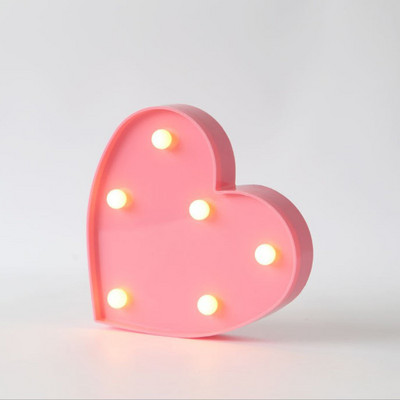 16 cm punased LED-kirjavalgustid kodukaunistus helendav tähestikuga number öölamp Sünnipäev jõulud pulmapaku kaunistus