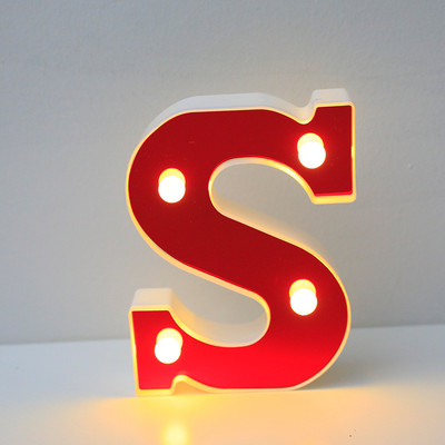 16 cm punased LED-kirjavalgustid kodukaunistus helendav tähestikuga number öölamp Sünnipäev jõulud pulmapaku kaunistus