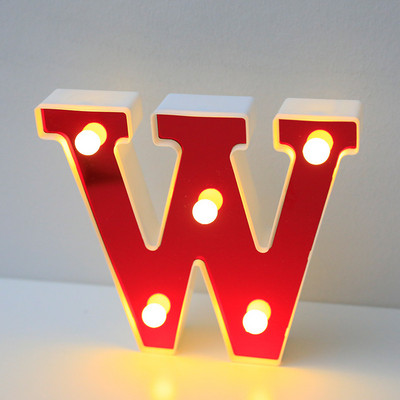 16 cm punased LED-kirjavalgustid kodukaunistus helendav tähestikuga number öölamp Sünnipäev jõulud pulmapaku kaunistus