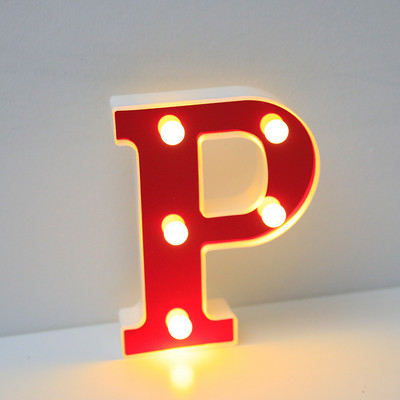 16 cm punased LED-kirjavalgustid kodukaunistus helendav tähestikuga number öölamp Sünnipäev jõulud pulmapaku kaunistus