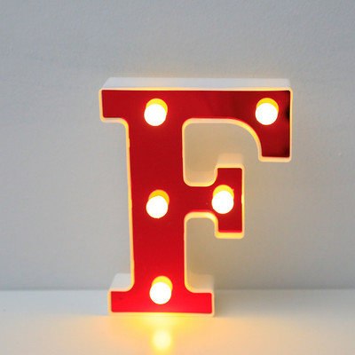 16 cm punased LED-kirjavalgustid kodukaunistus helendav tähestikuga number öölamp Sünnipäev jõulud pulmapaku kaunistus