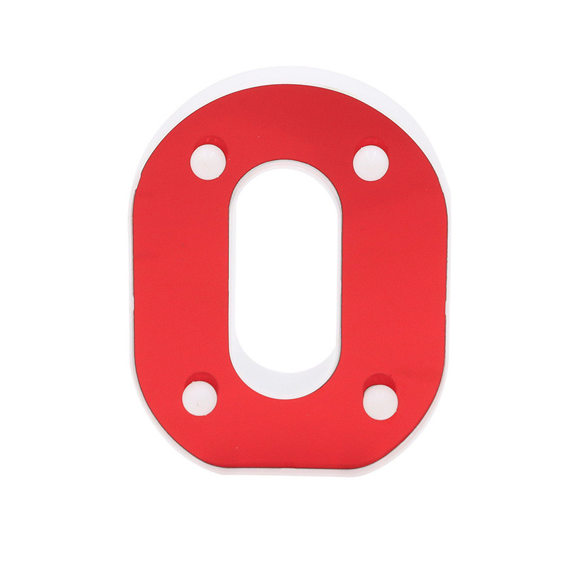 16 cm punased LED-kirjavalgustid kodukaunistus helendav tähestikuga number öölamp Sünnipäev jõulud pulmapaku kaunistus