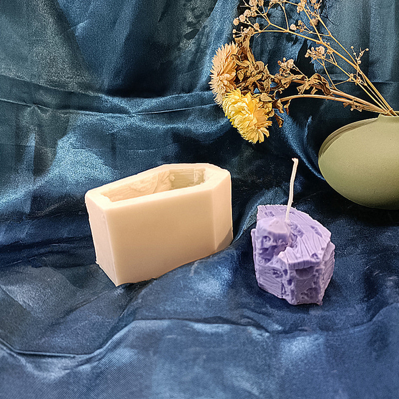 Kiire kohaletoimetamine Halloweeni pealuu kummitus pruut kummitus peigmees kolju kirst küünal silikoonvorm Molde de silicona de Halloween