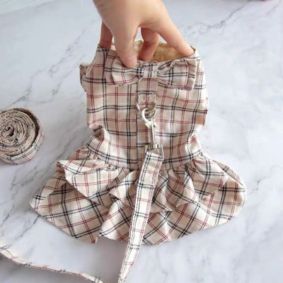 Vasaras kucēnu kleita Mājdzīvnieka svārki Princeses raksta Kaķa mājdzīvnieka kleita Mīksta tilla Kospleja buldoga kleita mazam mājdzīvniekam