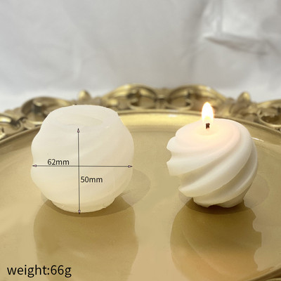 1 pakiranje silikonskih kalupa za sapun Kalupi za sapun u obliku vune za izradu sapuna DIY Glineni kalupi za kolače za domaće svijeće Kalupi za svijeće