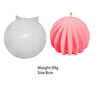 1 pakiranje silikonskih kalupa za sapun Kalupi za sapun u obliku vune za izradu sapuna DIY Glineni kalupi za kolače za domaće svijeće Kalupi za svijeće