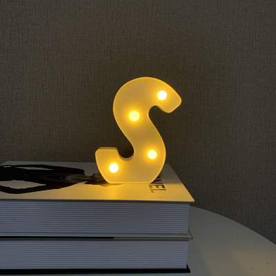 15 CM LED burtu lampiņas vārda kombinācija burtu sirds nakts gaisma dzimšanas dienas Valentīna dienas kāzu ballīšu galda mājas dekorēšanai