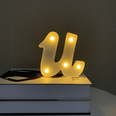 15 CM LED burtu lampiņas vārda kombinācija burtu sirds nakts gaisma dzimšanas dienas Valentīna dienas kāzu ballīšu galda mājas dekorēšanai