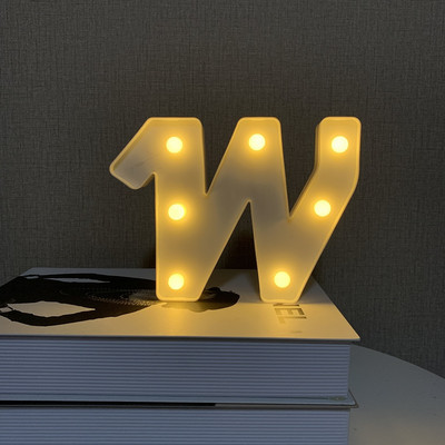 15 CM LED burtu lampiņas vārda kombinācija burtu sirds nakts gaisma dzimšanas dienas Valentīna dienas kāzu ballīšu galda mājas dekorēšanai