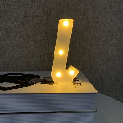 15 CM LED burtu lampiņas vārda kombinācija burtu sirds nakts gaisma dzimšanas dienas Valentīna dienas kāzu ballīšu galda mājas dekorēšanai