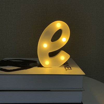 15 CM LED burtu lampiņas vārda kombinācija burtu sirds nakts gaisma dzimšanas dienas Valentīna dienas kāzu ballīšu galda mājas dekorēšanai