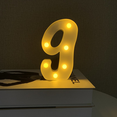 15 CM LED burtu lampiņas vārda kombinācija burtu sirds nakts gaisma dzimšanas dienas Valentīna dienas kāzu ballīšu galda mājas dekorēšanai