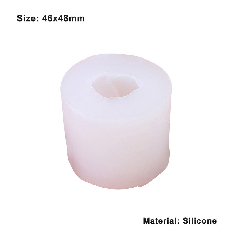 3D форма за свещи от лалета Силиконова форма Декорация на шоколадова торта Ръчно изработена Направи си сам форма за сапун Консумативи за правене на свещи