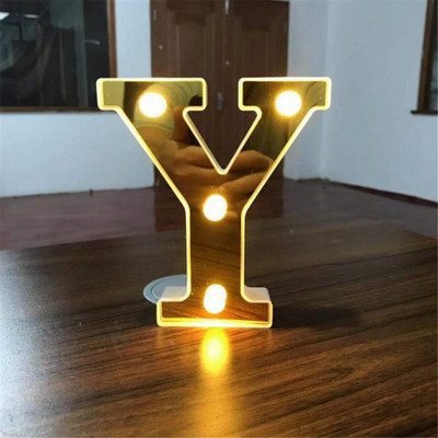 Alfabēts 26 angļu LED burtu nakts gaisma telts zīmju ciparu lampa Ziemassvētku rotājums mājas ballītei guļamistabā kāzu dzimšanas diena