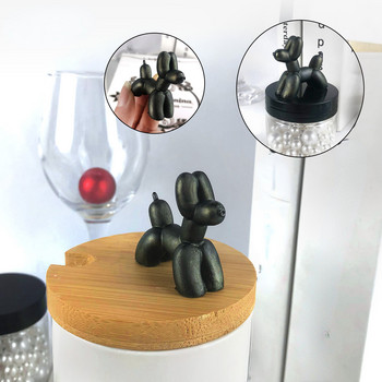 Мини балон Кученце Силиконова форма Ръчно изработена бетонна мазилка Епоксидна смола Форма Направи си сам 3D Творчески сладък домашен декор Занаятчийска декорация на подаръчна кутия