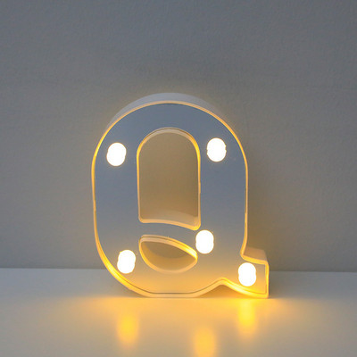 16 cm ábécé betűs LED lámpák világító szám betűs lámpák feliratkozás lámpa elemes éjszakai lámpa otthoni esküvői születésnapi dekorációhoz