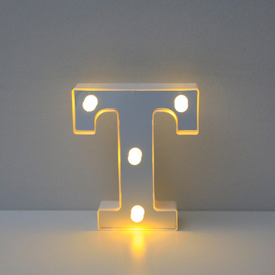 16 cm ábécé betűs LED lámpák világító szám betűs lámpák feliratkozás lámpa elemes éjszakai lámpa otthoni esküvői születésnapi dekorációhoz