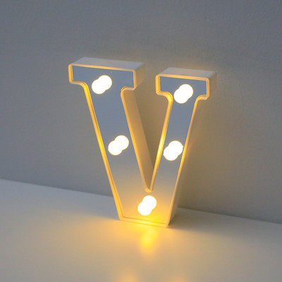 16 cm ábécé betűs LED lámpák világító szám betűs lámpák feliratkozás lámpa elemes éjszakai lámpa otthoni esküvői születésnapi dekorációhoz