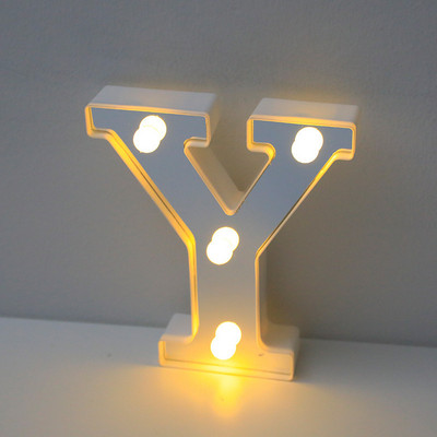 16 cm ábécé betűs LED lámpák világító szám betűs lámpák feliratkozás lámpa elemes éjszakai lámpa otthoni esküvői születésnapi dekorációhoz