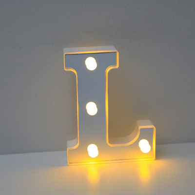 16 cm ábécé betűs LED lámpák világító szám betűs lámpák feliratkozás lámpa elemes éjszakai lámpa otthoni esküvői születésnapi dekorációhoz