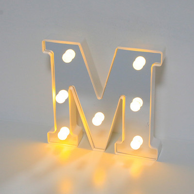 16 cm ábécé betűs LED lámpák világító szám betűs lámpák feliratkozás lámpa elemes éjszakai lámpa otthoni esküvői születésnapi dekorációhoz