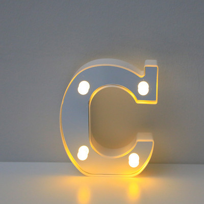 16 cm ábécé betűs LED lámpák világító szám betűs lámpák feliratkozás lámpa elemes éjszakai lámpa otthoni esküvői születésnapi dekorációhoz