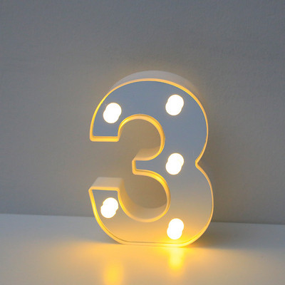 16 cm ábécé betűs LED lámpák világító szám betűs lámpák feliratkozás lámpa elemes éjszakai lámpa otthoni esküvői születésnapi dekorációhoz