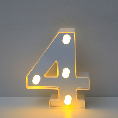 16 cm ábécé betűs LED lámpák világító szám betűs lámpák feliratkozás lámpa elemes éjszakai lámpa otthoni esküvői születésnapi dekorációhoz