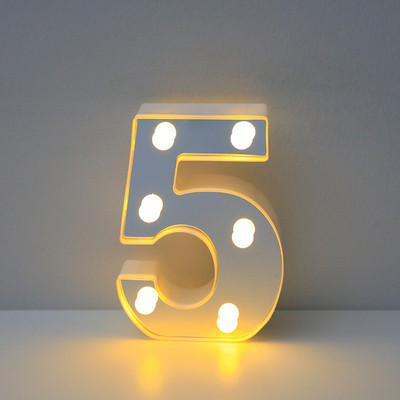 16 cm ábécé betűs LED lámpák világító szám betűs lámpák feliratkozás lámpa elemes éjszakai lámpa otthoni esküvői születésnapi dekorációhoz
