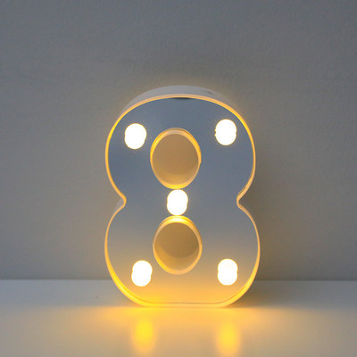 16 cm ábécé betűs LED lámpák világító szám betűs lámpák feliratkozás lámpa elemes éjszakai lámpa otthoni esküvői születésnapi dekorációhoz