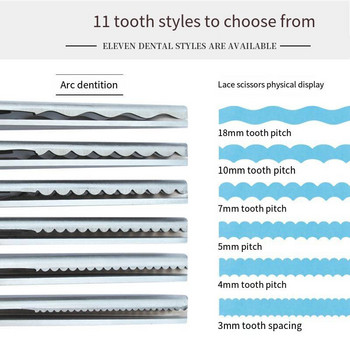 Направи си сам модел ножици плат проба рязане дантела ножици куче зъб назъбен полукръг вълна режещ инструмент изкуство шивач модел зъби