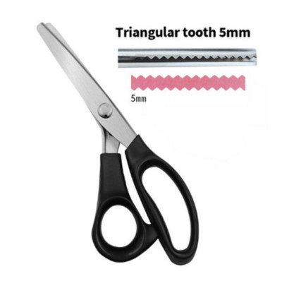 DIY μοτίβο ψαλίδι ύφασμα Δείγμα κοπής δαντέλας ψαλίδι σκύλου οδοντωτό ημικύκλιο κύμα Εργαλείο κοπής Art Tailor Pattern Δόντια