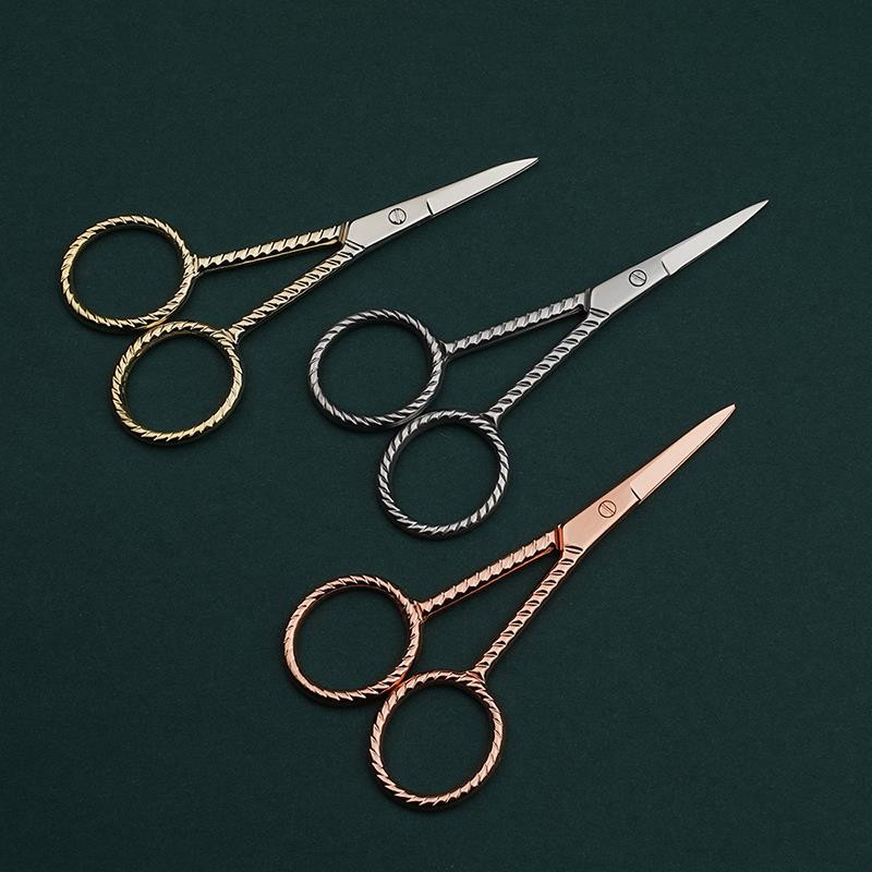 Rozsdamentes acél vintage olló varró szövetvágó hímző olló szabó olló cérna olló szerszámok varró ollóhoz