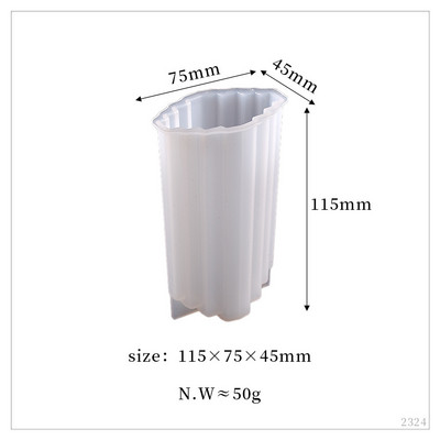 DIY Γεωμετρικό Κερί Καλούπι Σιλικόνης Ρίγα Κυλινδρικό Τριγωνικό Καλούπι Σιλικόνης Χειροποίητο Κερί Καλούπι Κεριού Προμήθειες Παραγωγής