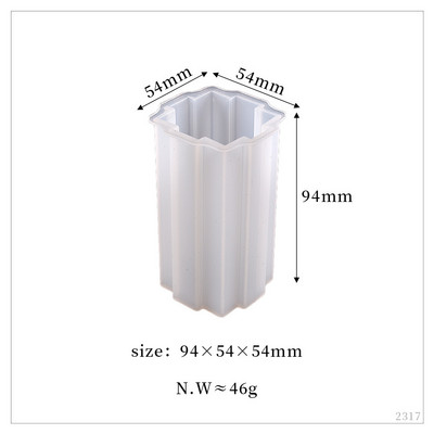 DIY Γεωμετρικό Κερί Καλούπι Σιλικόνης Ρίγα Κυλινδρικό Τριγωνικό Καλούπι Σιλικόνης Χειροποίητο Κερί Καλούπι Κεριού Προμήθειες Παραγωγής