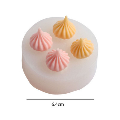 Koogikujulised silikoonküünlavormid 3D-simulatsiooniga puuviljavorm DIY šokolaadiküpsetuskoogivormid Käsitsi valmistatud käsitöötarbed