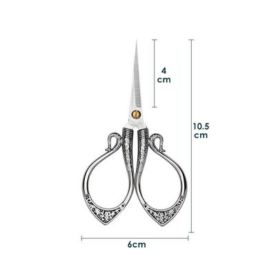 Retro drēbnieki Šķēres Krustdūriens Antīks Papīrs Grieztas Šķēres Diegi Izšuvumi Šķērveida šūšanas Rokdarbu mājsaimniecības Šūšanai